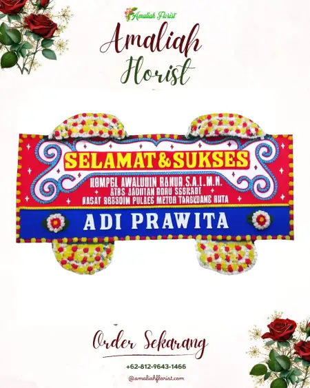 Papan Bunga Ucapan Selamat Randuwatang